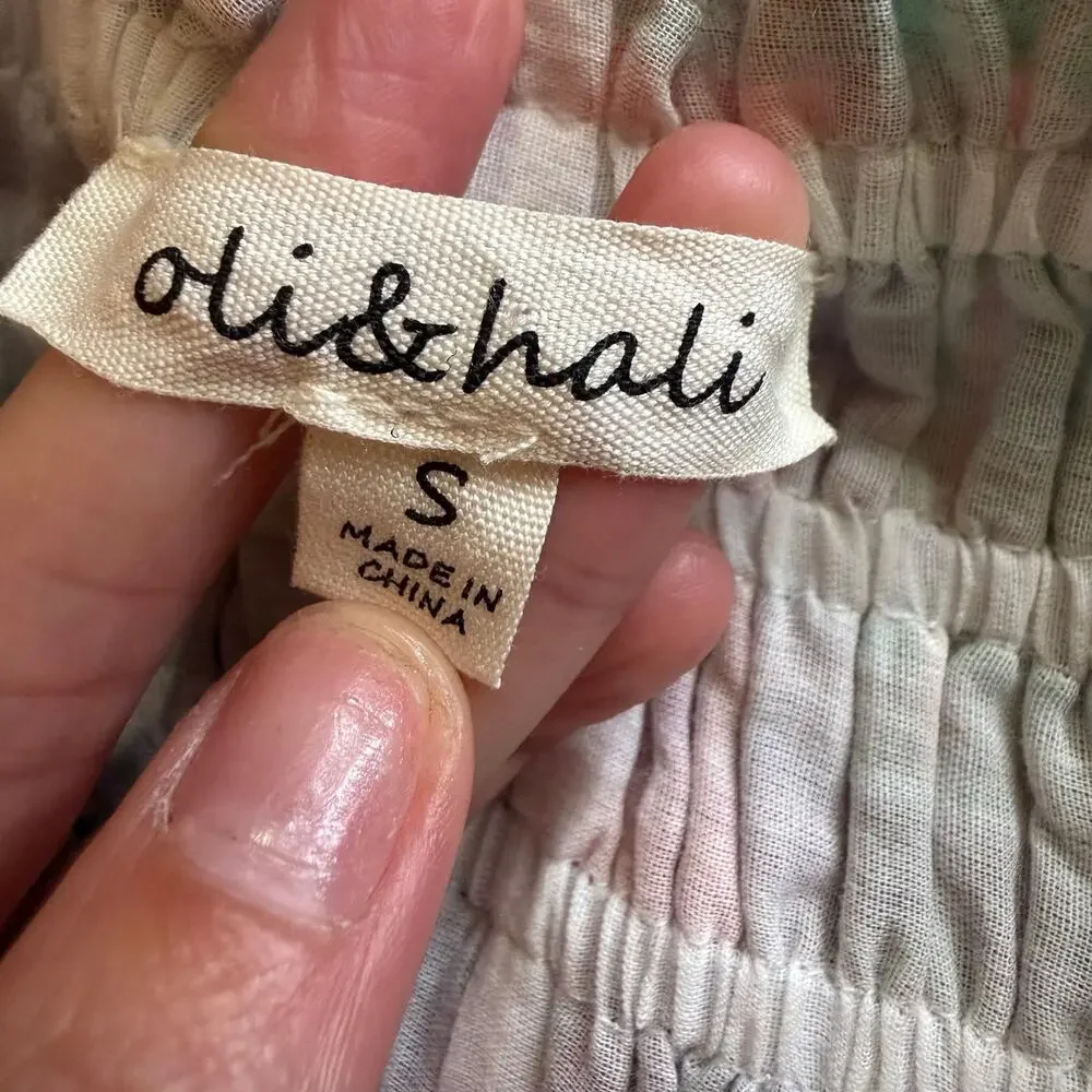 Oli & Hali Plaid Convertible Maxi Skirt Tube Dress Women's Small Pocketed - Picture 4 of 14